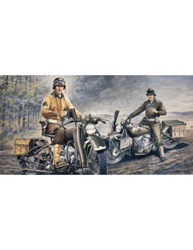 1:35 US MOTORCYCLES WWII